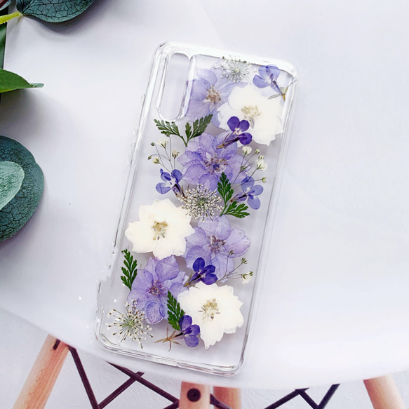 押し花ドライフルーツ iPhoneスマホケース スマホケース 4枚目の画像