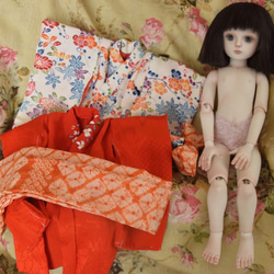 春色の着物　オールビスク球体関節人形 4枚目の画像