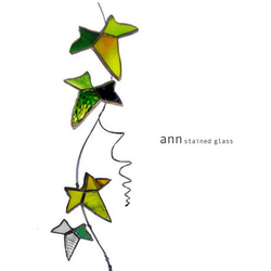 ステンドグラス　アイビーRF200827-G 1枚目の画像
