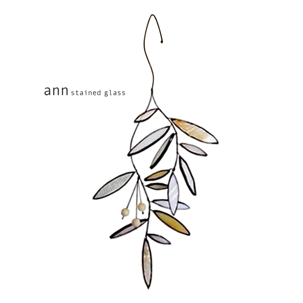 ステンドグラス　グリーンワンG150508W1