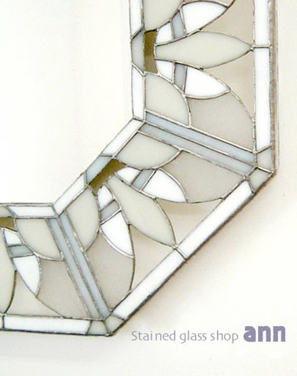 ステンドグラス　ミラー M08264-W 3枚目の画像