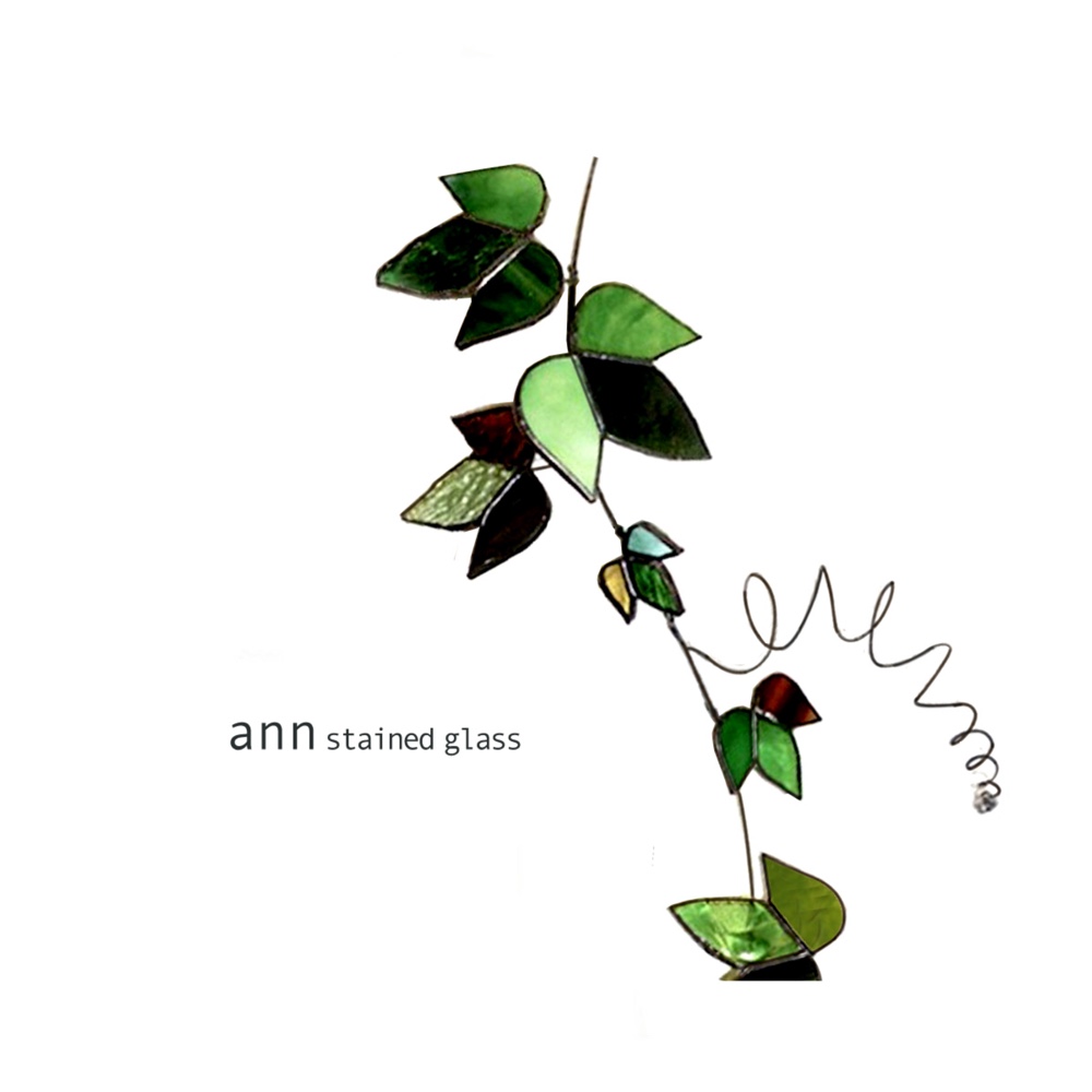 ステンドグラス　アイビーA190521-G 14,910円
