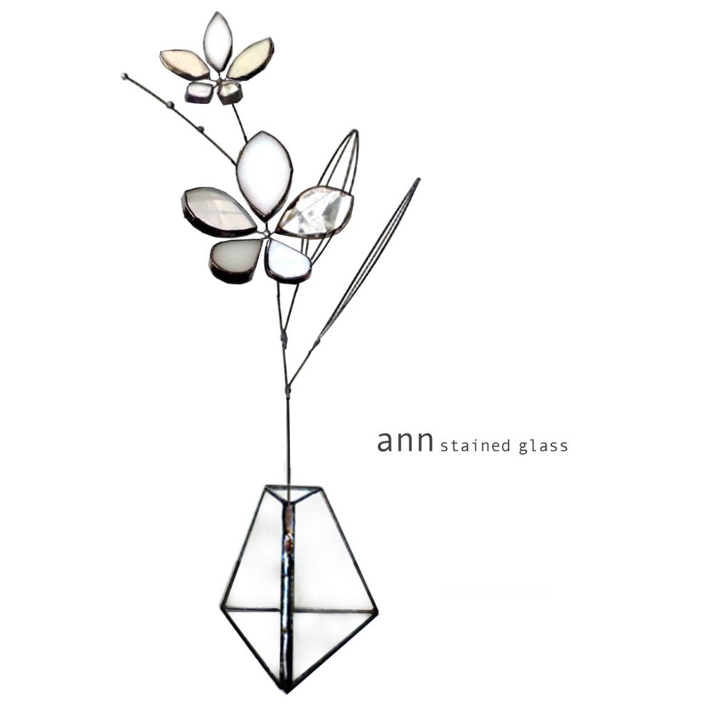 ステンドグラス　フラワー160407W