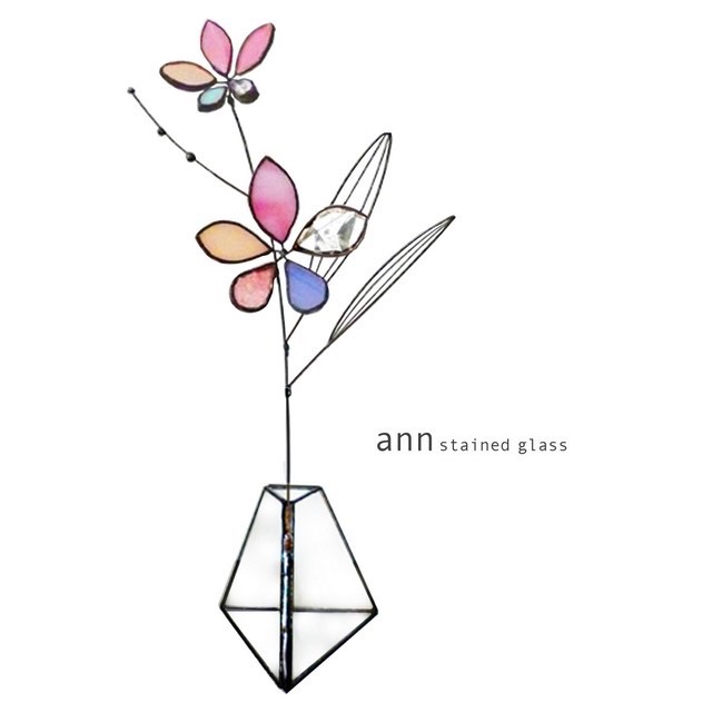 ステンドグラス　フラワー200502P