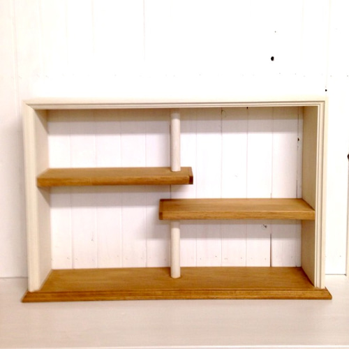 段違い飾り棚 木製ラック 棚・シェルフ・ラック fine2 通販 1521463