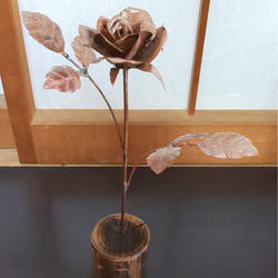 薔薇(銅板ブロンズフラワー) 4枚目の画像