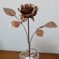 薔薇(銅板ブロンズフラワー) 6枚目の画像
