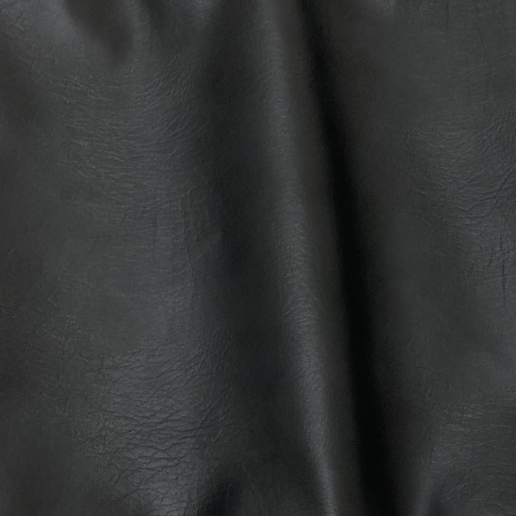 [再入荷] ヴィンテージ風 ブラック 合皮レザー クッションカバー 45×45㎝ [モノトーン] 黒 13枚目の画像