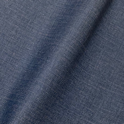 布地に見える織物調 合皮レザークッションカバー ブルー 45×45㎝ ファスナー付 2枚目の画像