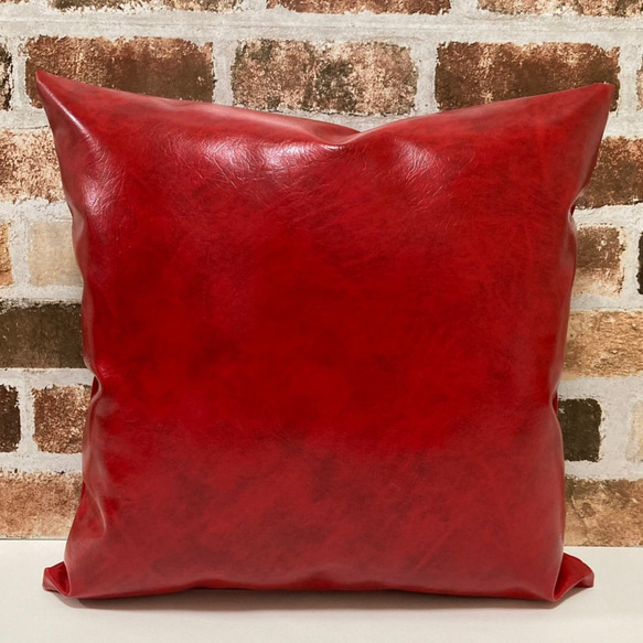 本革レザークッションアンティークレトロ希少