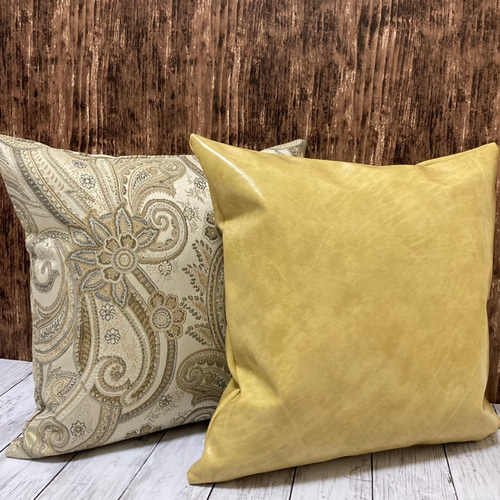 ペイズリー柄フリンジ付きクッションカバー 8a41573f25a4eb4b7627095a6dc0d2