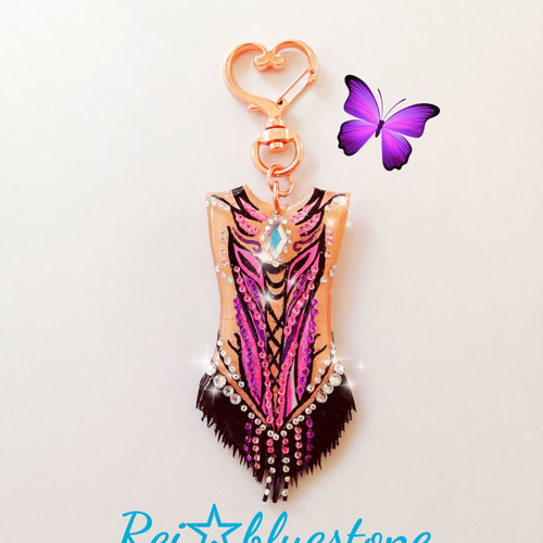 新体操レオタードキーホルダー その他アクセサリー Rei☆blue