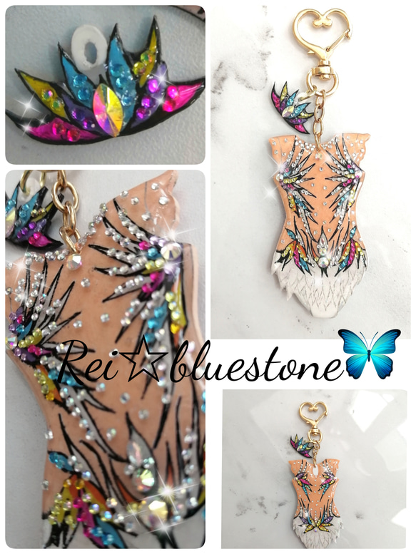 新体操キーホルダー その他アクセサリー Rei☆blue-stone 通販