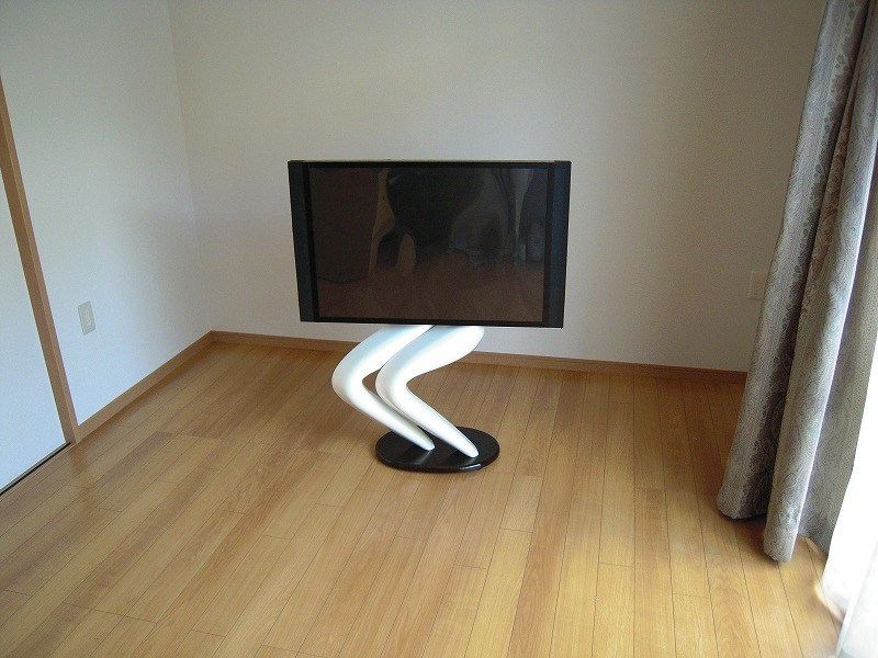 lemina 01  テレビスタンド　パールホワイト