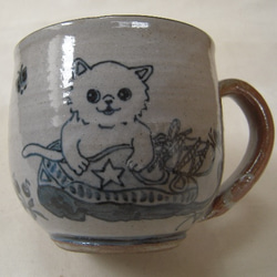 子猫のマグカップ 1枚目の画像