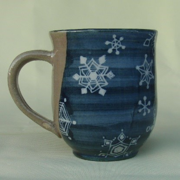 雪の結晶のマグカップ 3枚目の画像