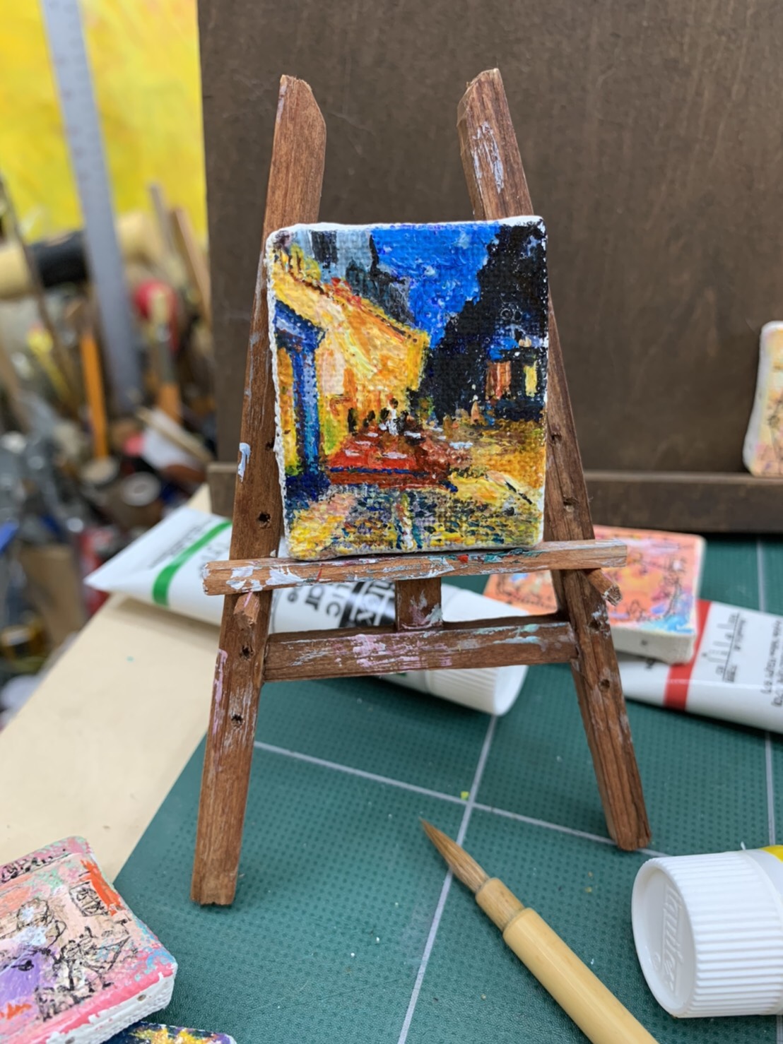 フィンセント・ファン・ゴッホ 『夜のカフェテラス』 絵画