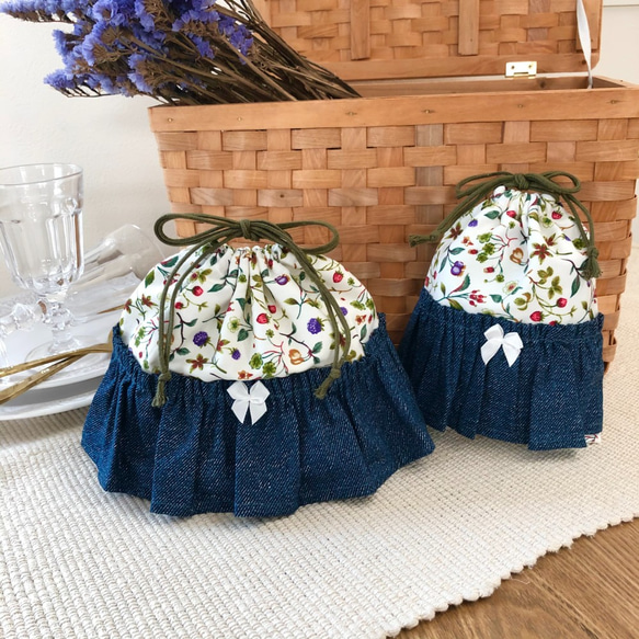 フリル　体操袋　お弁当袋　コップ入れ　ハンドメイド フリル 体操袋 お弁当袋 コップ入れ ハンドメイド 【公式通販】