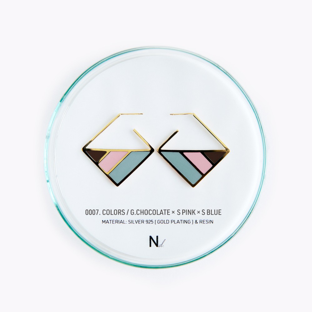 0007. COLORS / G.CHOCOLATE×SMOKE PINK×SMOKE BLUE