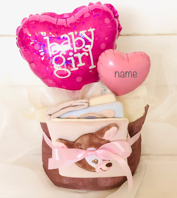 出産祝い　おむつケーキ　出産ギフト　赤ちゃんおもちゃ　ベビーおもちゃ 3枚目の画像