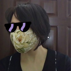 ハンドメイド マスク  アニマル クロコダイル   CHOCO 5枚目の画像