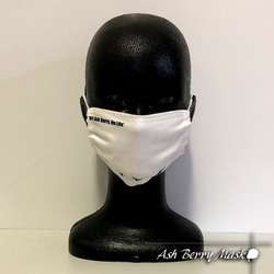 No Ash Berry No Life (Black/White)/夏用　Ash Berry Mask 4枚目の画像