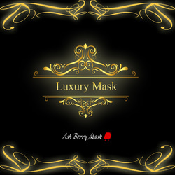 【Luxury Mask】Luxury Flowers β　立体型マスク(数量限定)/Ash Berry Mask 8枚目の画像