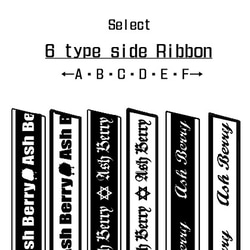【子供用】STRIPE NAVY (6type Ribbon)立体型マスク/夏用 Ash Berry 3枚目の画像
