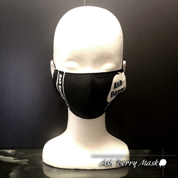 Ash Berry Forever15 (Black/White)立体型マスク/Ash Berry Mask 3枚目の画像