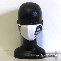 Ash Berry Forever15 (Black/White)立体型マスク/Ash Berry Mask 6枚目の画像