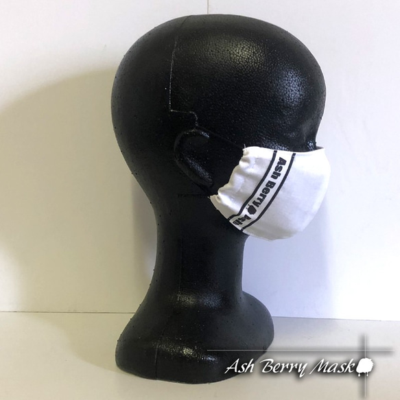 Ash Berry Forever15 (Black/White)立体型マスク/Ash Berry Mask 8枚目の画像