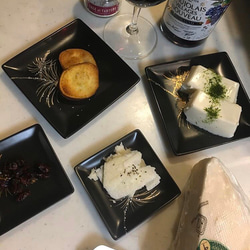 松　black×platina プレート　小 2枚目の画像