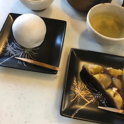 松　black×platina プレート　小 3枚目の画像