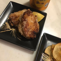 松　black×platina プレート　小 4枚目の画像