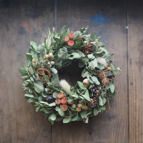 木ノ実のリース 木ノ実のリース