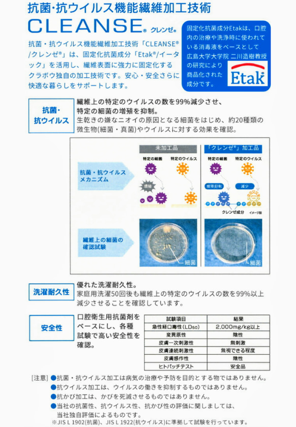 ≪抗菌・抗ウイルス加工生地＋耐久性涼感加工Wガーゼ使用≫レースマスク☆ﾌﾞﾙｰｸﾞﾚｰ　【受注生産】 5枚目の画像