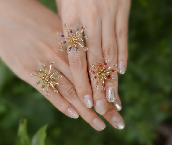 Feux d'artifice〜星の花火リング』 指輪・リング tobiusagi 通販