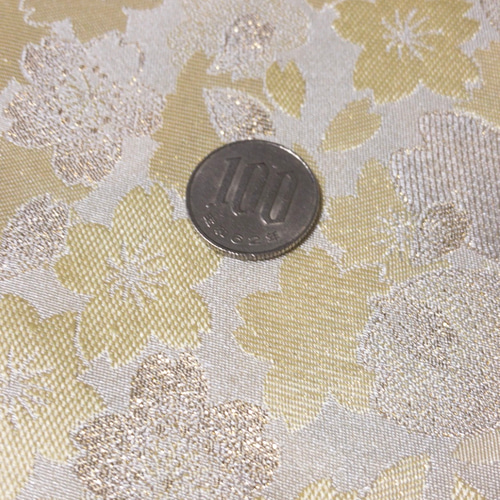 金襴生地 ゴールド 人形帯 ルルベちゃん着物帯 生地 rosette ☆ tu tu 