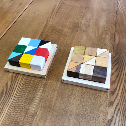 ［未使用］ 赤ちゃん　おもちゃ　木のおもちゃ 積み木／無垢自然素材・無塗装品】赤ちゃん 知育玩具 ひのき