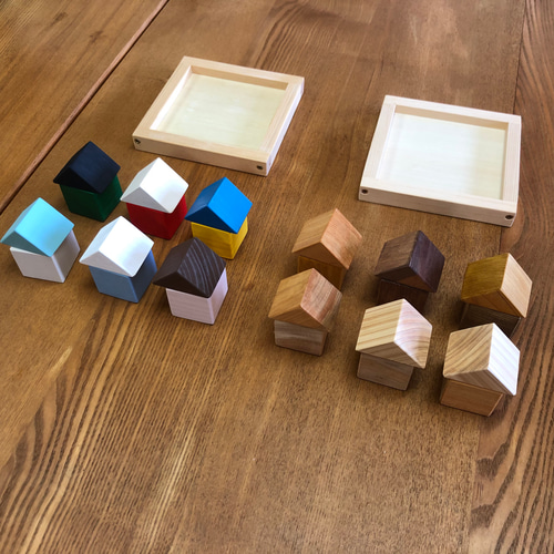 積み木／無垢自然素材・無塗装品】赤ちゃん 知育玩具 ひのき