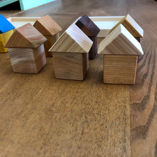 積み木／無垢自然素材・無塗装品】赤ちゃん 知育玩具 ひのき