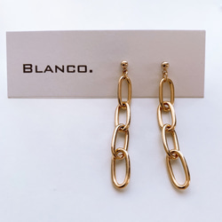 【大好評】Blanco. チェーンピアス 2枚目の画像