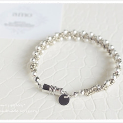 Silver Round Bijou BRACELET　 2枚目の画像