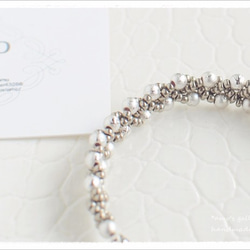 Silver Round Bijou BRACELET　 3枚目の画像