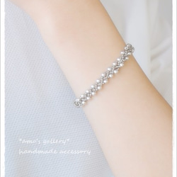 Silver Round Bijou BRACELET　 5枚目の画像