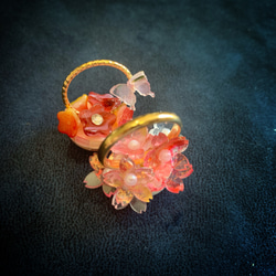 花籠　ペンダントトップ　桜 3枚目の画像