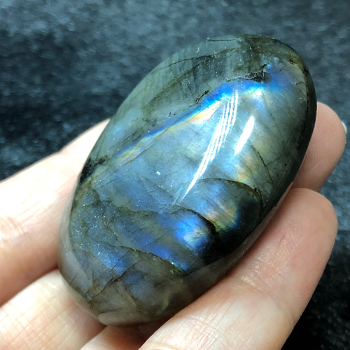 ラブラドライト 握り石 49g ④ その他インテリア雑貨 blowmam