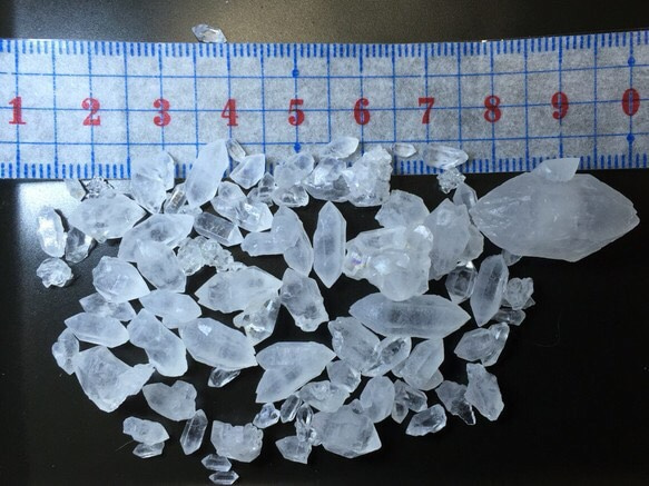 ダブルポイント水晶 ミニサイズ 20g 4枚目の画像