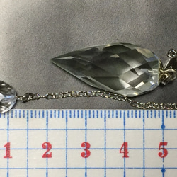 天然水晶 ペンジュラム カットタイプ C 水晶さざれ100g付き 5枚目の画像