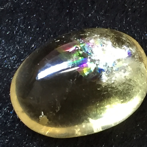 シトリン 握り石 虹入り 30g 送料無料 天然石 blowmam 通販 5518621